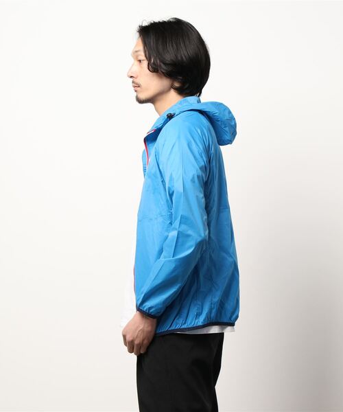 FILA GOLF(フィラゴルフ )の「FILA GOLF/フィラゴルフ ハイネックフード ラグランスリーブ ポケッタブルブルゾン/撥水加工 吸汗速乾 UVカット/ゴルフウェア/メンズ(ブルゾン・メンズ・ブルー/ブラック/ネイビー・LL/M/3L/L)」の13枚目の写真