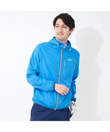 FILA GOLF/フィラゴルフ ハイネックフード ラグランスリーブ ポケッタブルブルゾン/撥水加工 吸汗速乾 UVカット/ゴルフウェア/メンズ