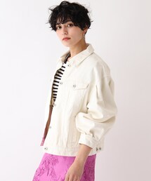OPAQUE.CLIP | 【C】ボーリュームスリーブデニムジャケット(デニムジャケット)