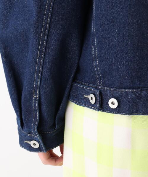 OPAQUE.CLIP（オペークドットクリップ）の「◆【C】ボーリュームスリーブデニムジャケット（デニムジャケット・レディース・オフホワイト/ネイビー/ブルー・00）」の7枚目の写真