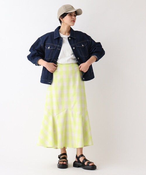 OPAQUE.CLIP（オペークドットクリップ）の「◆【C】ボーリュームスリーブデニムジャケット（デニムジャケット・レディース・オフホワイト/ネイビー/ブルー・00）」の22枚目の写真