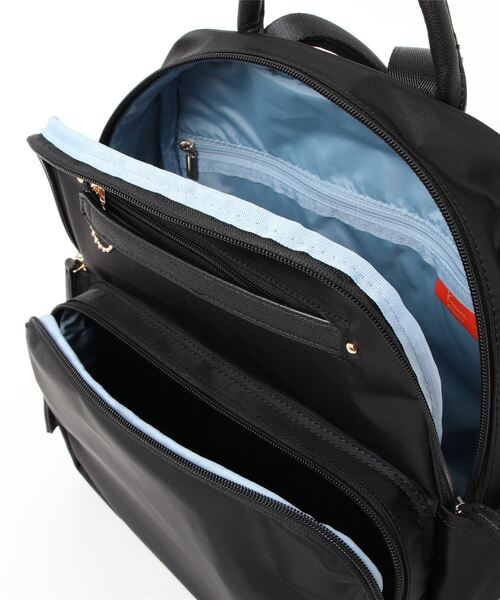 Kanana project(カナナプロジェクト)の「カナナプロジェクト リュックサック エブリーリュック B5収納可 ペットボトル収納可 31661(バックパック/リュック・レディース・ブラック/ネイビー/グレー/バーガンディー・FREE)」の5枚目の写真