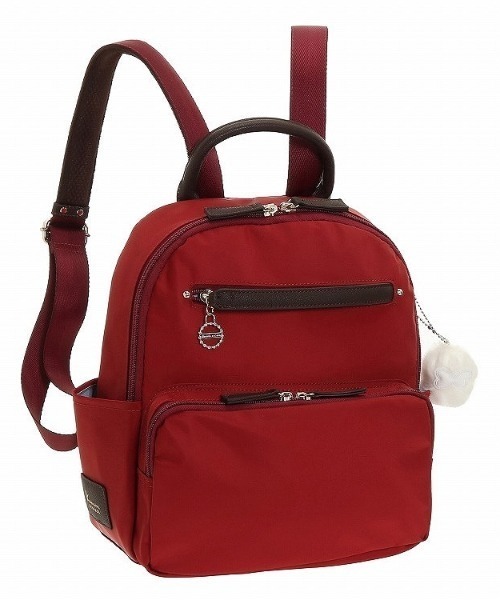 Kanana project(カナナプロジェクト)の「カナナプロジェクト リュックサック エブリーリュック B5収納可 ペットボトル収納可 31661(バックパック/リュック・レディース・ブラック/ネイビー/グレー/バーガンディー・FREE)」の4枚目の写真