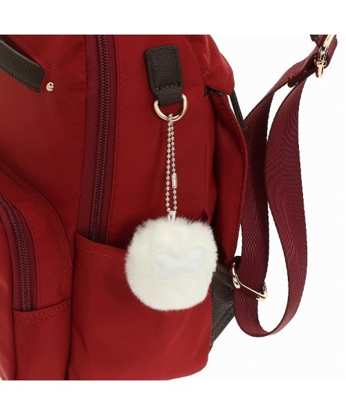 Kanana project(カナナプロジェクト)の「カナナプロジェクト リュックサック エブリーリュック B5収納可 ペットボトル収納可 31661(バックパック/リュック・レディース・ブラック/ネイビー/グレー/バーガンディー・FREE)」の16枚目の写真