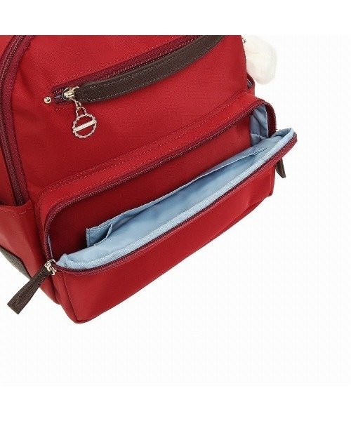 Kanana project(カナナプロジェクト)の「カナナプロジェクト リュックサック エブリーリュック B5収納可 ペットボトル収納可 31661(バックパック/リュック・レディース・ブラック/ネイビー/グレー/バーガンディー・FREE)」の11枚目の写真