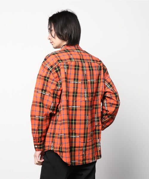 A BATHING APE（アベイシングエイプ）の「BAPE LOGO CHECK LOOSE FIT