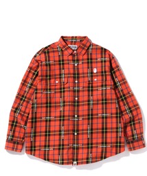 A BATHING APE（アベイシングエイプ）の「BAPE LOGO CHECK LOOSE FIT