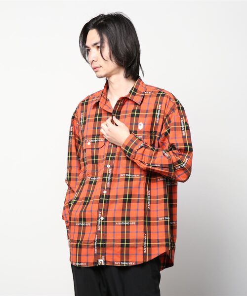 A BATHING APE（アベイシングエイプ）の「BAPE LOGO CHECK LOOSE
