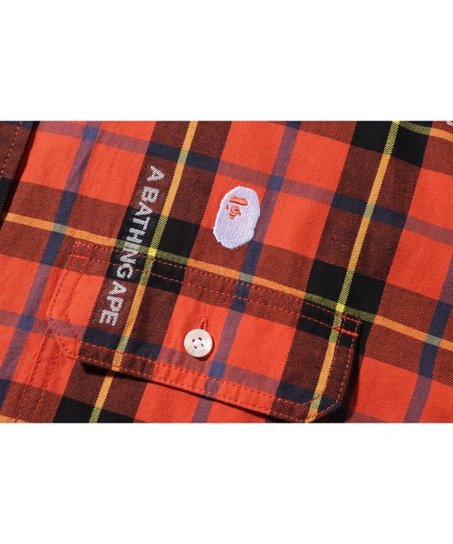 A BATHING APE（アベイシングエイプ）の「BAPE LOGO CHECK LOOSE FIT