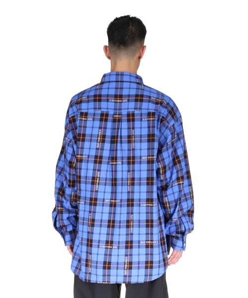 A BATHING APE（アベイシングエイプ）の「BAPE LOGO CHECK LOOSE FIT