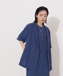 NATURAL BEAUTY BASIC | [洗える]ショートスリーブジャケット(テーラードジャケット)