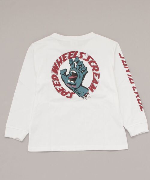 SANTA CRUZ（サンタクルーズ）の「SANTACRUZ/サンタクルーズ キッズ ロンT 22S623-42（Tシャツ/カットソー・キッズ・ブラック/グリーン/ホワイト・130cm/140cm/150cm/160cm）」の4枚目の写真