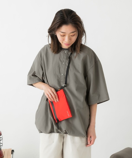 EKAL（エカル）の「『別注』BURLAP OUTFITTER×EKAL　サプレックスナイロンSSプルオーバー（Tシャツ/カットソー・メンズ・ブラック/グレー・MEDIUM/LARGE）」の12枚目の写真