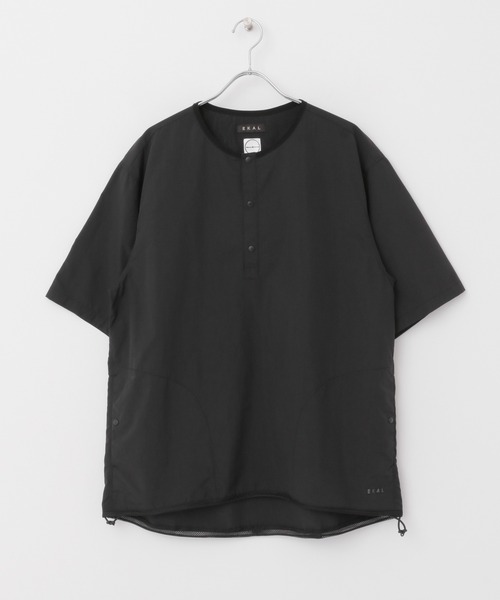 EKAL（エカル）の「『別注』BURLAP OUTFITTER×EKAL　サプレックスナイロンSSプルオーバー（Tシャツ/カットソー・メンズ・ブラック/グレー・MEDIUM/LARGE）」の22枚目の写真