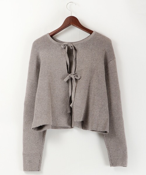 EACH.(イーチ)の「EACH 2wayバックリボンプルオーバー(ニット/セーター・レディース・グレー/イエロー・FREE)」の19枚目の写真