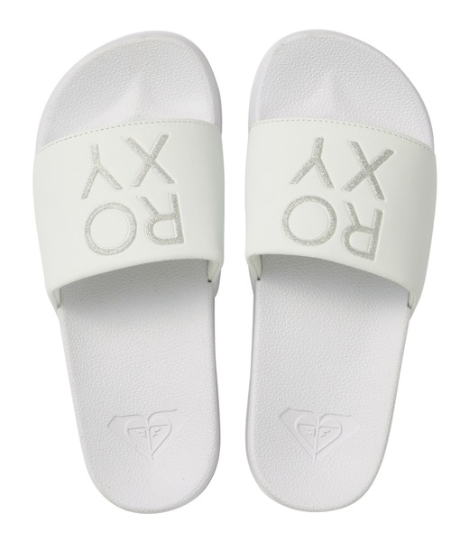 ROXY（ロキシー）の「SLIPPY TWINKLE OVERP/ロキシー厚底サンダル（サンダル・レディース・ホワイト/ブラック・SMALL/MEDIUM/LARGE）」の3枚目の写真