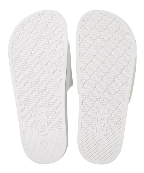 ROXY（ロキシー）の「SLIPPY TWINKLE OVERP/ロキシー厚底サンダル（サンダル・レディース・ホワイト/ブラック・SMALL/MEDIUM/LARGE）」の4枚目の写真