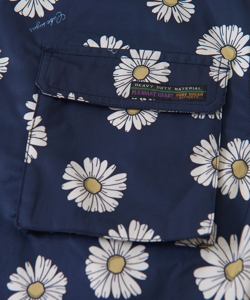 CUBE SUGAR（キューブシュガー）の「アクティブストレッチ総柄アウトドア半袖開襟シャツ（シャツ/ブラウス・レディース・カモフラージュ/オレンジ系その他/ネイビー×ホワイト・M）」の17枚目の写真