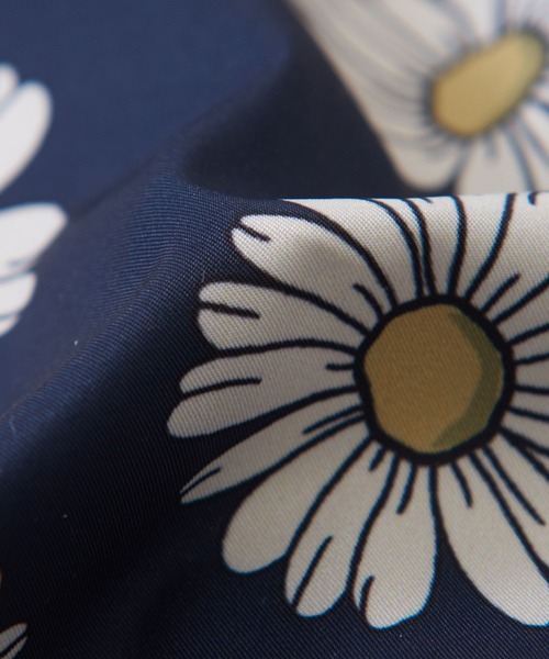 CUBE SUGAR（キューブシュガー）の「アクティブストレッチ総柄アウトドア半袖開襟シャツ（シャツ/ブラウス・レディース・カモフラージュ/オレンジ系その他/ネイビー×ホワイト・M）」の22枚目の写真