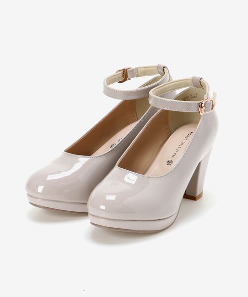 MAJESTIC LEGON(マジェスティックレゴン)の「雨でもフカフカレインパンプス(パンプス・レディース・ブラック/ベージュ・MEDIUM/LARGE/X-LARGE/SMALL)」の3枚目の写真