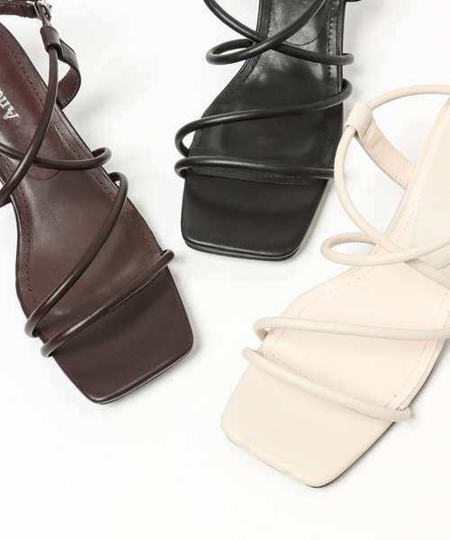 Andemiu（アンデミュウ）の「ナロークリアサンダル276770（サンダル・レディース・ホワイト/ブラック/ブラウン/ダークブラウン・SMALL/MEDIUM/LARGE）」の12枚目の写真