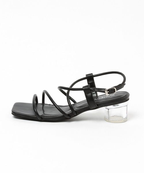 Andemiu（アンデミュウ）の「ナロークリアサンダル276770（サンダル・レディース・ホワイト/ブラック/ブラウン/ダークブラウン・SMALL/MEDIUM/LARGE）」の10枚目の写真