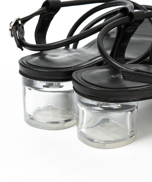 Andemiu（アンデミュウ）の「ナロークリアサンダル276770（サンダル・レディース・ホワイト/ブラック/ブラウン/ダークブラウン・SMALL/MEDIUM/LARGE）」の6枚目の写真