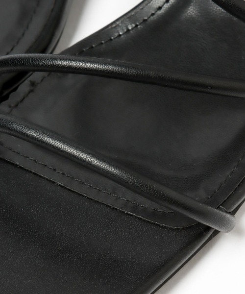 Andemiu（アンデミュウ）の「ナロークリアサンダル276770（サンダル・レディース・ホワイト/ブラック/ブラウン/ダークブラウン・SMALL/MEDIUM/LARGE）」の15枚目の写真