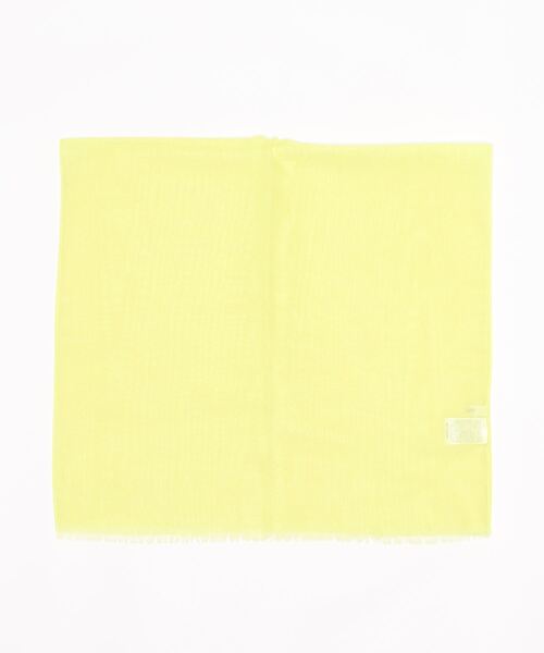 mimis（ミイーミイーズ）の「ペットボトル再生糸無地リプリーブストール（ストール/ショール・レディース・イエロー/パープル/ブルー/オレンジ・FREE）」の3枚目の写真