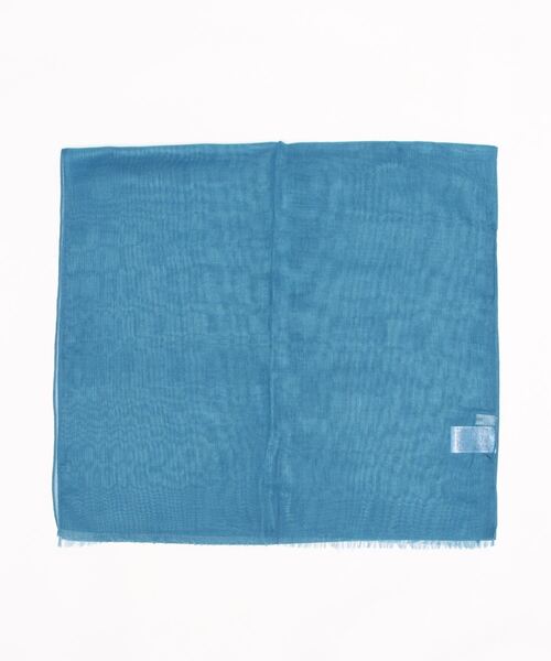 mimis（ミイーミイーズ）の「ペットボトル再生糸無地リプリーブストール（ストール/ショール・レディース・イエロー/パープル/ブルー/オレンジ・FREE）」の2枚目の写真