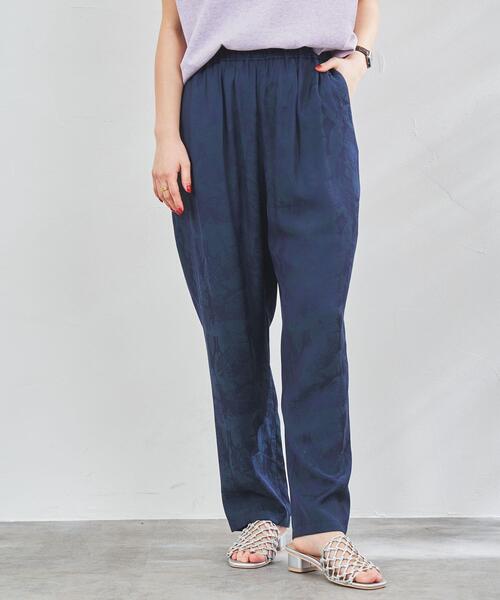 パームツリージャカードサテンパンツ レディース Women Coen コーエン 公式ファッション通販