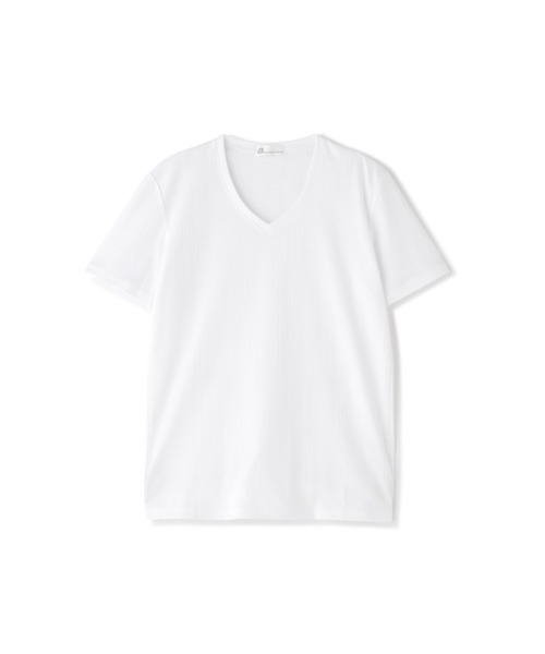 TORNADO MART(トルネードマート)の「ZERO by TORNADO MART∴ランダム針抜きABSテレコ半袖カットソー(Tシャツ/カットソー・メンズ・ホワイト/ダークグリーン・M/L/LL)」の16枚目の写真