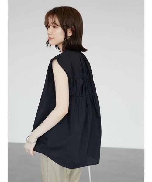 Furryrate（ファーリーレート）の「・furry rate レース切替ノースリブラウス（シャツ/ブラウス・レディース・ブラック/オフホワイト/グレー/グリーン・FREE）」の9枚目の写真