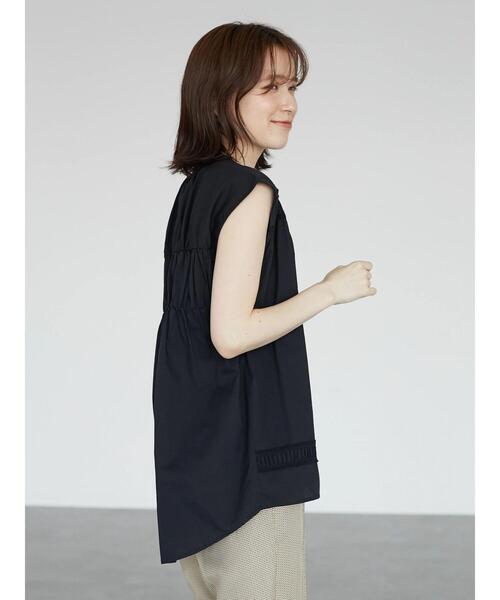 Furryrate（ファーリーレート）の「・furry rate レース切替ノースリブラウス（シャツ/ブラウス・レディース・ブラック/オフホワイト/グレー/グリーン・FREE）」の10枚目の写真