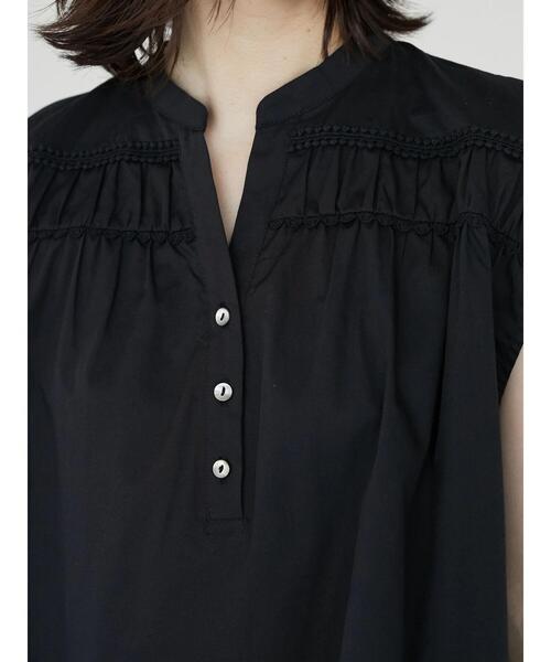 Furryrate（ファーリーレート）の「・furry rate レース切替ノースリブラウス（シャツ/ブラウス・レディース・ブラック/オフホワイト/グレー/グリーン・FREE）」の11枚目の写真