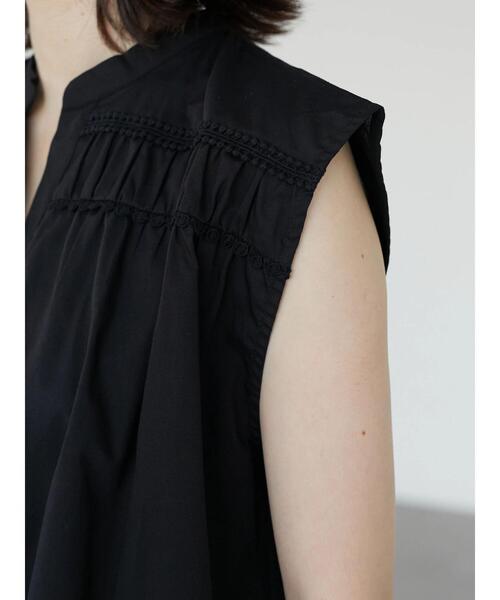 Furryrate（ファーリーレート）の「・furry rate レース切替ノースリブラウス（シャツ/ブラウス・レディース・ブラック/オフホワイト/グレー/グリーン・FREE）」の12枚目の写真