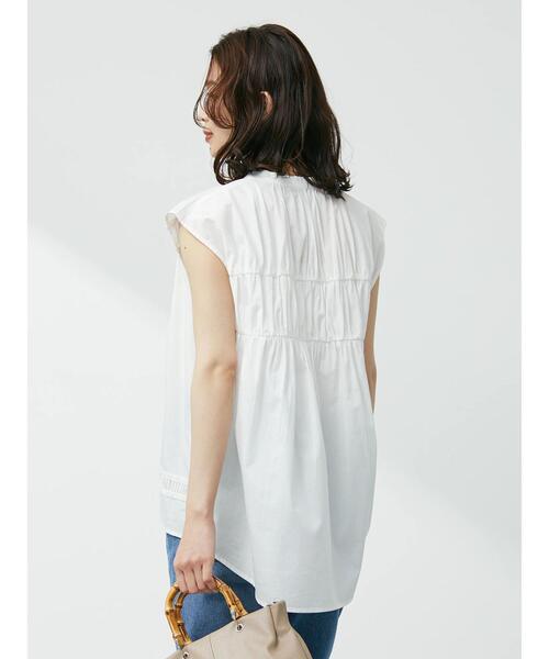 Furryrate（ファーリーレート）の「・furry rate レース切替ノースリブラウス（シャツ/ブラウス・レディース・ブラック/オフホワイト/グレー/グリーン・FREE）」の16枚目の写真