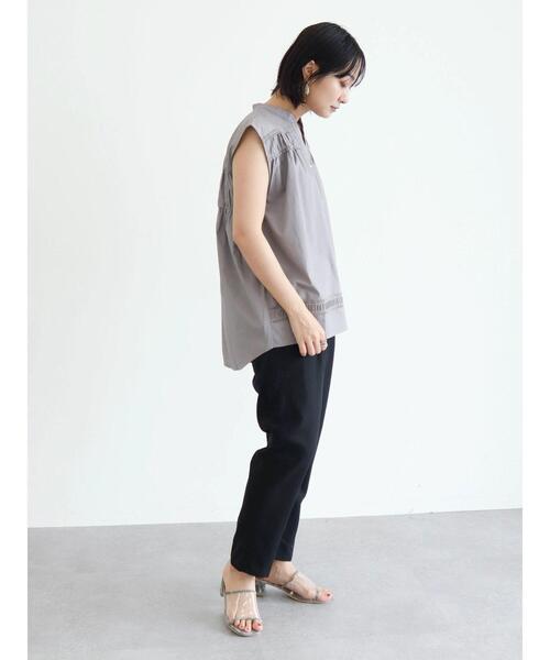 Furryrate（ファーリーレート）の「・furry rate レース切替ノースリブラウス（シャツ/ブラウス・レディース・ブラック/オフホワイト/グレー/グリーン・FREE）」の21枚目の写真