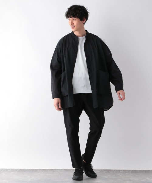 GLOBAL WORK(グローバルワーク)の「ライトBigシャツ/Blintw/273457(シャツ/ブラウス・メンズ・ブラック/グレー・MEDIUM/LARGE)」の7枚目の写真