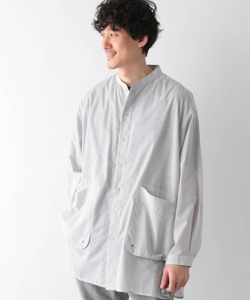 GLOBAL WORK(グローバルワーク)の「ライトBigシャツ/Blintw/273457(シャツ/ブラウス・メンズ・ブラック/グレー・MEDIUM/LARGE)」の3枚目の写真