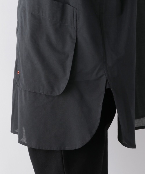 GLOBAL WORK(グローバルワーク)の「ライトBigシャツ/Blintw/273457(シャツ/ブラウス・メンズ・ブラック/グレー・MEDIUM/LARGE)」の6枚目の写真