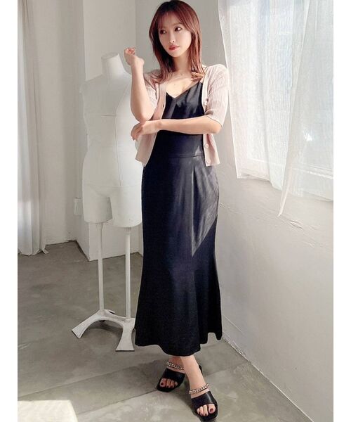 RESEXXY（リゼクシー）の「2wayニットトップス（ニット/セーター・レディース・ブラック/グリーン/ベージュ・FREE）」の4枚目の写真