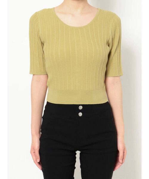 RESEXXY（リゼクシー）の「2wayニットトップス（ニット/セーター・レディース・ブラック/グリーン/ベージュ・FREE）」の15枚目の写真