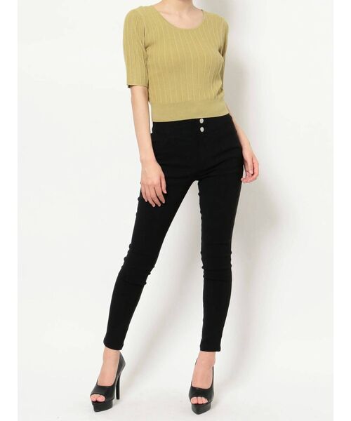 RESEXXY（リゼクシー）の「2wayニットトップス（ニット/セーター・レディース・ブラック/グリーン/ベージュ・FREE）」の11枚目の写真