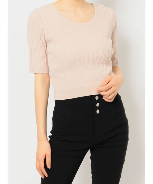 RESEXXY（リゼクシー）の「2wayニットトップス（ニット/セーター・レディース・ブラック/グリーン/ベージュ・FREE）」の9枚目の写真