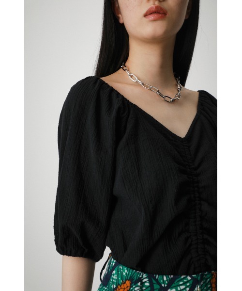 AZUL by moussy（アズールバイマウジー）の「MANTEL CHAIN NECKLACE/マンテルチェーンネックレス（ネックレス・レディース・ゴールド系その他/シルバー・FREE）」の4枚目の写真