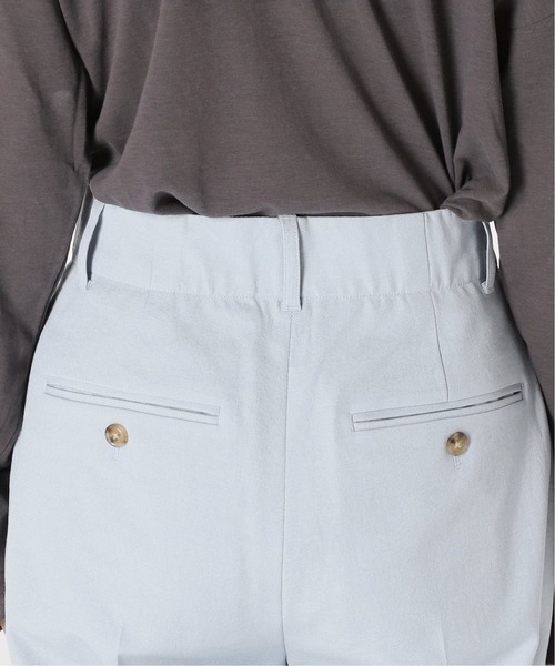 Spick & Span（スピックアンドスパン）の「リネンライクタックテーパードパンツ（その他パンツ・レディース・ブルー/ネイビー/ベージュ系その他・34/36/38/40）」の8枚目の写真