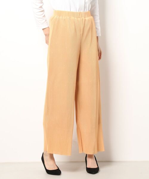 Lugnoncure（ルノンキュール）の「ドットプリントプリーツパンツ（その他パンツ・レディース・ブラック/ベージュ・ﾌﾘ-）」の13枚目の写真