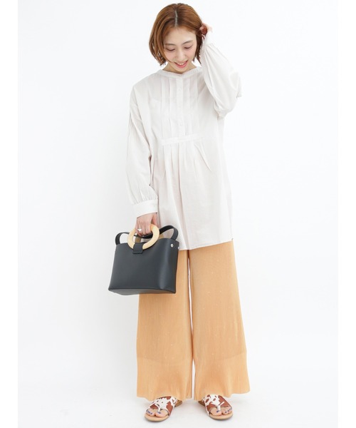 Lugnoncure（ルノンキュール）の「ドットプリントプリーツパンツ（その他パンツ・レディース・ブラック/ベージュ・ﾌﾘ-）」の8枚目の写真