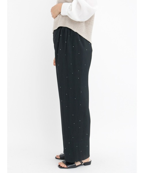 Lugnoncure（ルノンキュール）の「ドットプリントプリーツパンツ（その他パンツ・レディース・ブラック/ベージュ・ﾌﾘ-）」の7枚目の写真